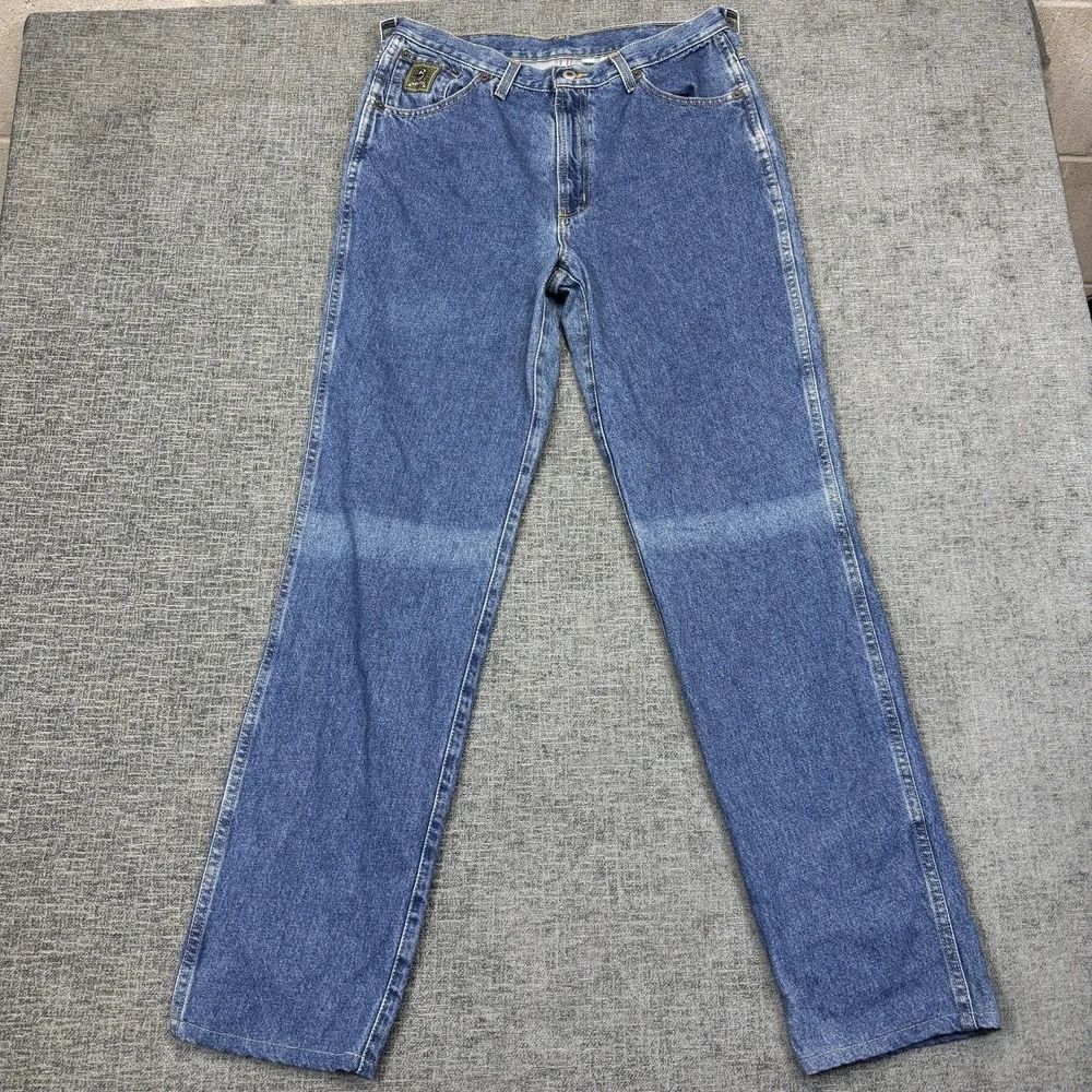 Cinch Jeans Mens 33x36* (32x34) Blue‎ Denim Straight Leg Western Cowboy